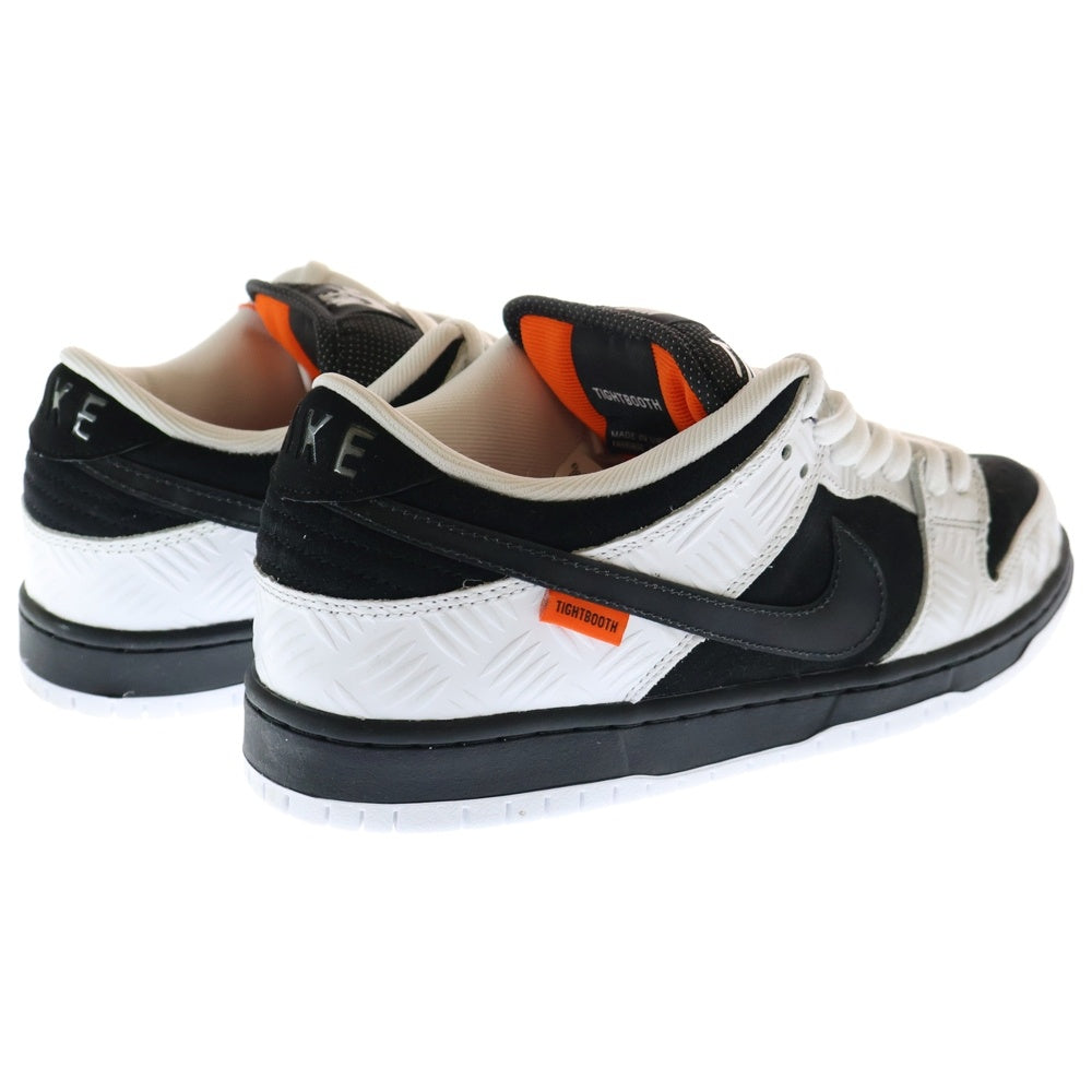NIKE SB(ナイキエスビー) ×TIGHTBOOTH DUNK LOW PRO QS BLACK AND WHITE タイトブース ダンク プロ ブラック アンド ホワイト ローカットスニーカー US10.5/28.5cm FD2629-100