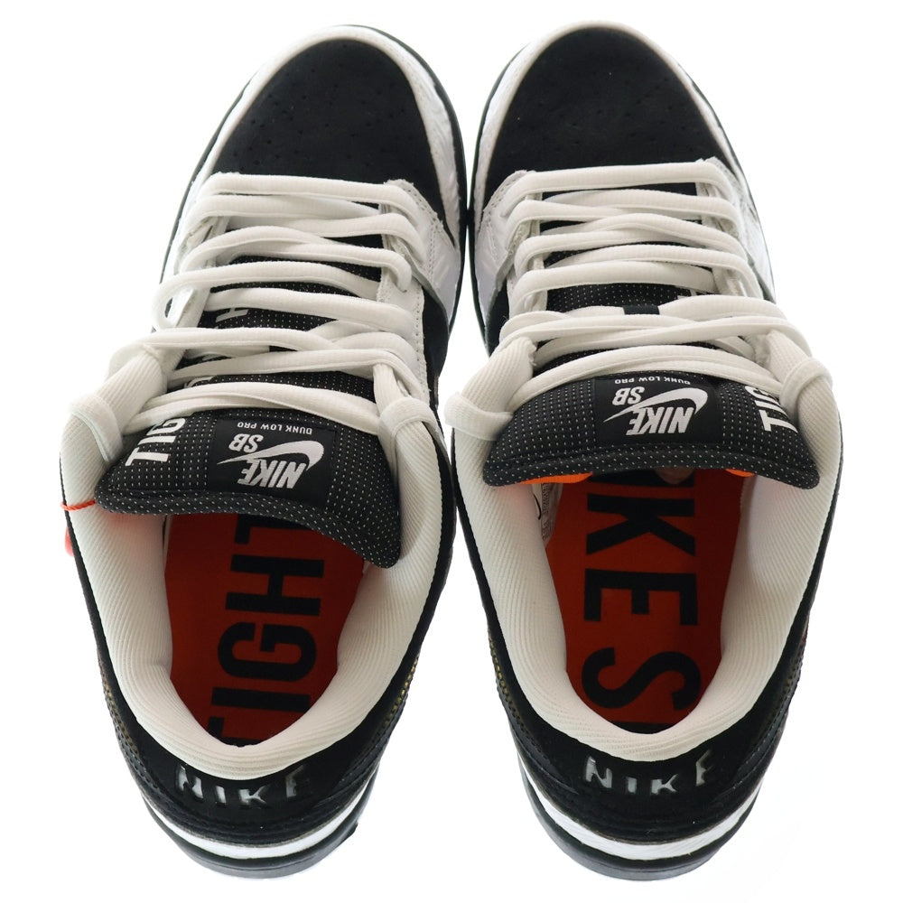 NIKE SB(ナイキエスビー) ×TIGHTBOOTH DUNK LOW PRO QS BLACK AND WHITE タイトブース ダンク プロ ブラック アンド ホワイト ローカットスニーカー US10.5/28.5cm FD2629-100