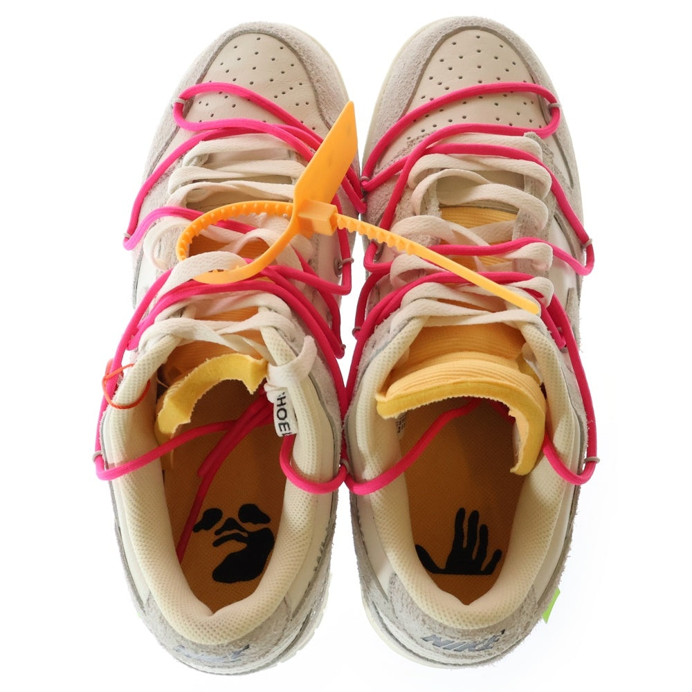 NIKE(ナイキ) ×OFF WHITE DUNK LOW THE 50 DJ0950-117 オフホワイト ローカットスニーカー シューズ ホワイト US10.5/28.5cm