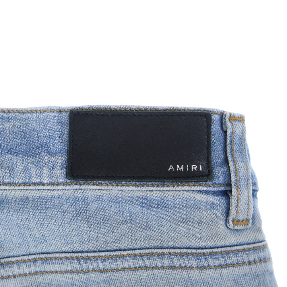 AMIRI(アミリ) ダメージ加工 蛇腹 デニムパンツ ジーンズ インディゴ