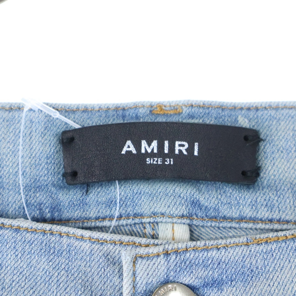 AMIRI(アミリ) ダメージ加工 蛇腹 デニムパンツ ジーンズ インディゴ