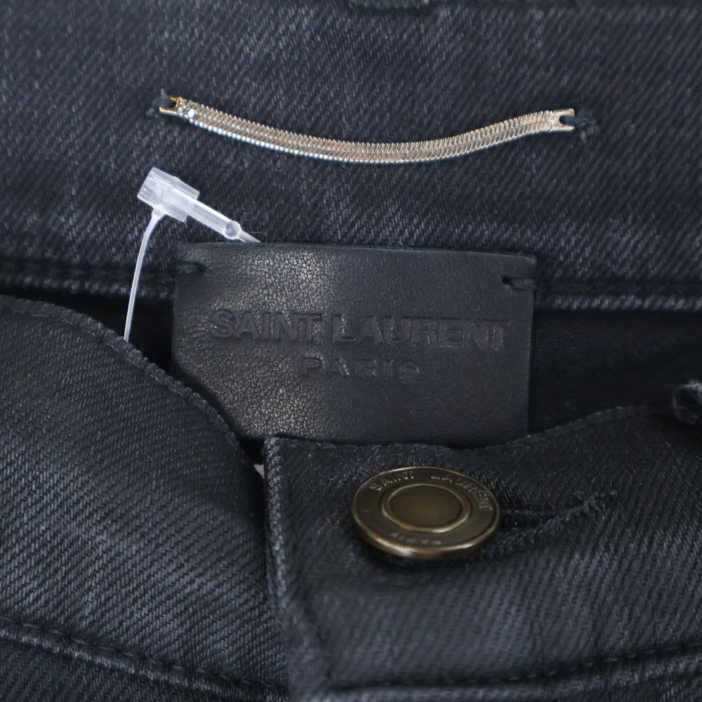 SAINT LAURENT PARIS(サンローランパリ) SKINNY-FIT JEANS 527389 Y824K スキニーフィット ジーンズ デニムパンツ ブラック