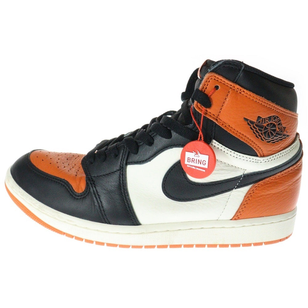 NIKE(ナイキ) AIR JORDAN 1 RETRO HIGH OG Shattered Backboard DZ5485-008 エア ジョーダン 1 レトロ シャッタードバックボード ハイカットスニーカー US10.5/28.5cm