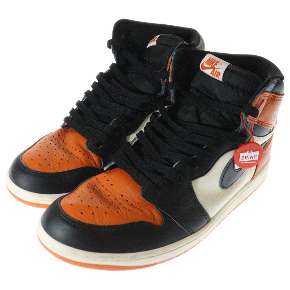 NIKE(ナイキ) AIR JORDAN 1 RETRO HIGH OG Shattered Backboard DZ5485-008 エア ジョーダン 1 レトロ シャッタードバックボード ハイカットスニーカー US10.5/28.5cm