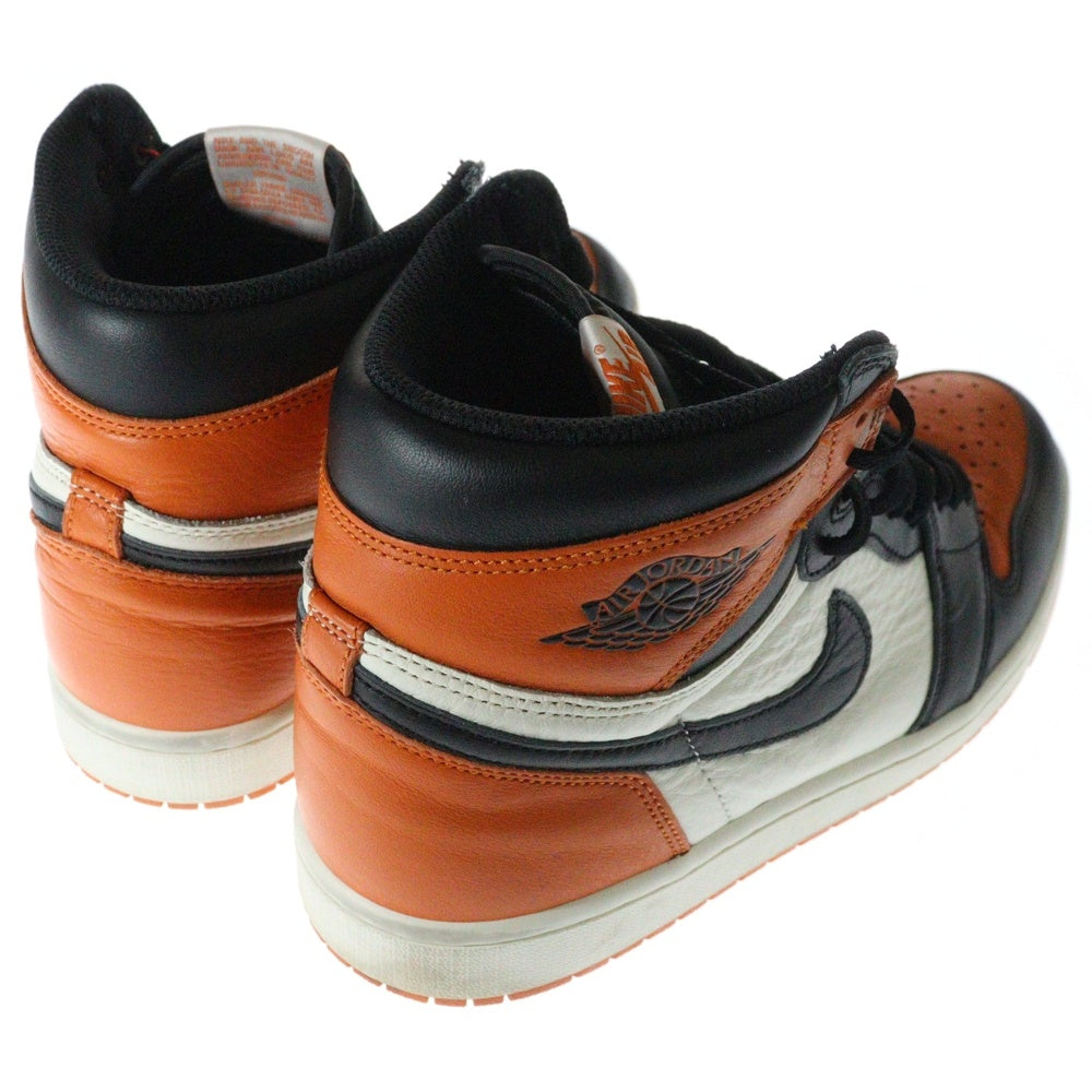 NIKE(ナイキ) AIR JORDAN 1 RETRO HIGH OG Shattered Backboard DZ5485-008 エア ジョーダン 1 レトロ シャッタードバックボード ハイカットスニーカー US10.5/28.5cm