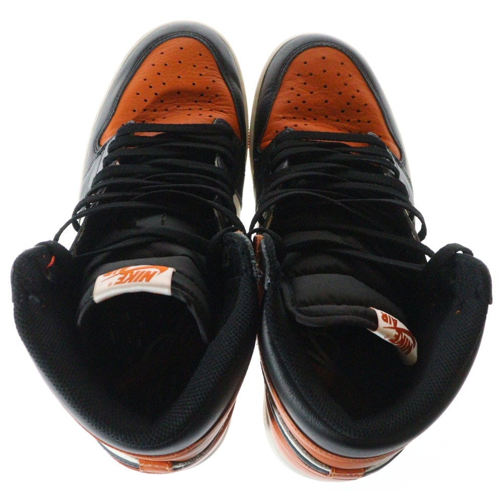 NIKE(ナイキ) AIR JORDAN 1 RETRO HIGH OG Shattered Backboard DZ5485-008 エア ジョーダン 1 レトロ シャッタードバックボード ハイカットスニーカー US10.5/28.5cm