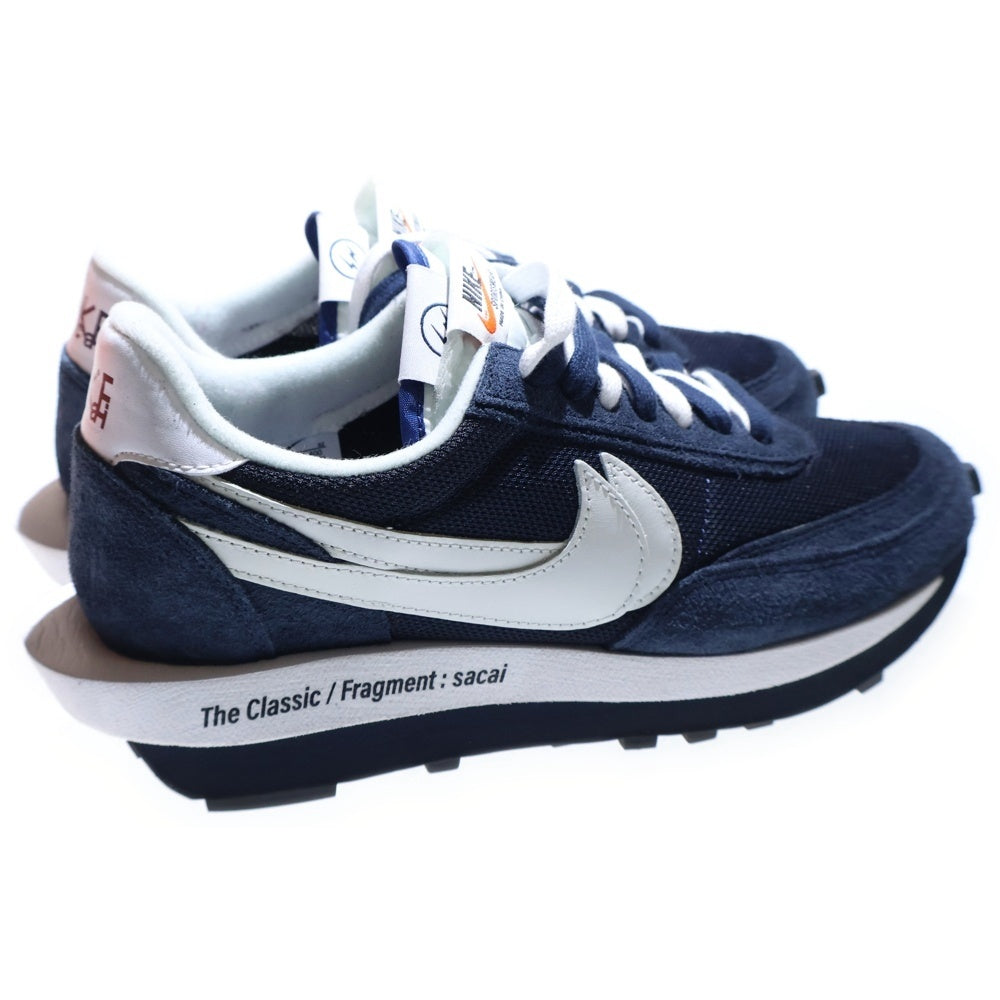 NIKE(ナイキ) ×Sacai ×FRAGMENT DESIGN LD WAFFLE DH2684-400 サカイ フラグメントデザイン ローカットスニーカー ネイビー US10/28cm