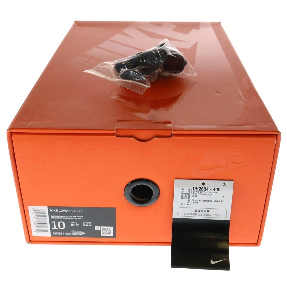 NIKE(ナイキ) ×Sacai ×FRAGMENT DESIGN LD WAFFLE DH2684-400 サカイ フラグメントデザイン ローカットスニーカー ネイビー US10/28cm