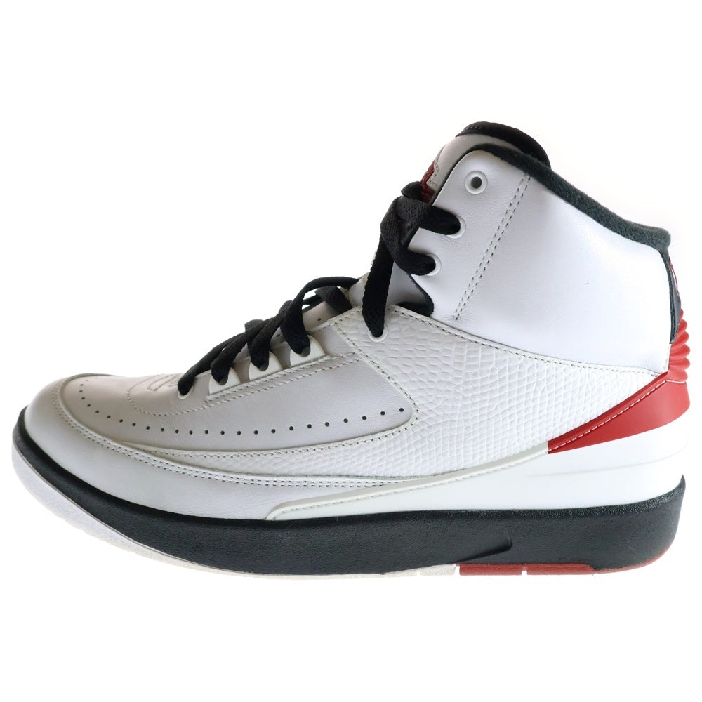 NIKE(ナイキ) AIR JORDAN 2 OG CHICAGO 2022 DX2454-106 エアジョーダン2 OG シカゴ ハイカットスニーカー ホワイト/レッド US9.5/27.5cm