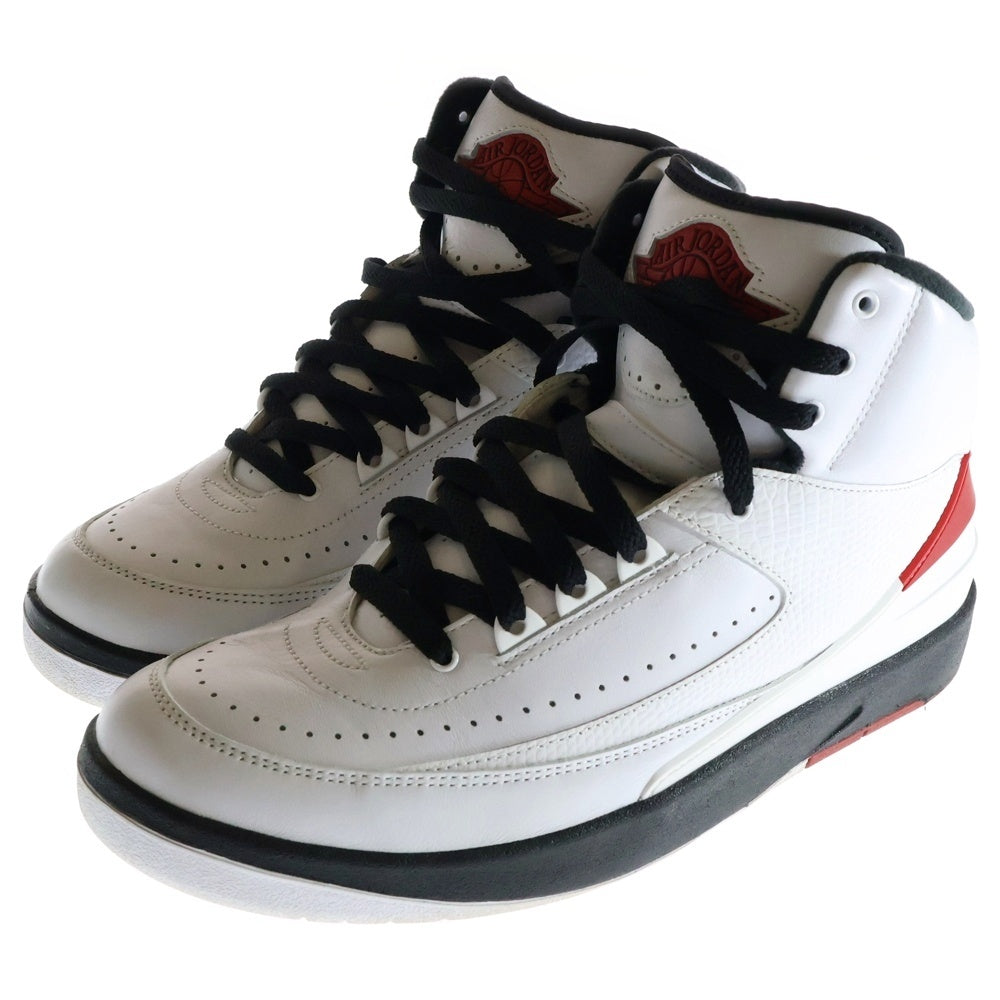NIKE(ナイキ) AIR JORDAN 2 OG CHICAGO 2022 DX2454-106 エアジョーダン2 OG シカゴ ハイカットスニーカー ホワイト/レッド US9.5/27.5cm