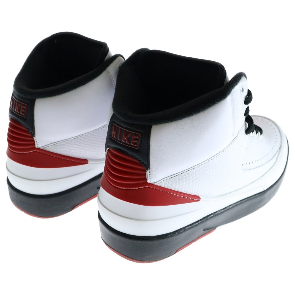 NIKE(ナイキ) AIR JORDAN 2 OG CHICAGO 2022 DX2454-106 エアジョーダン2 OG シカゴ ハイカットスニーカー ホワイト/レッド US9.5/27.5cm