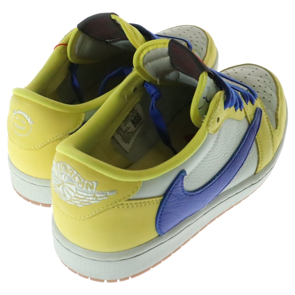 NIKE(ナイキ) ×TRAVIS SCOTT WMNS AIR JORDAN 1 RETRO LOW OG CANAR DZ4137-700 トラヴィススコット ウィメンズ エアジョーダン1 カナリー ローカットスニーカー US11/28cm
