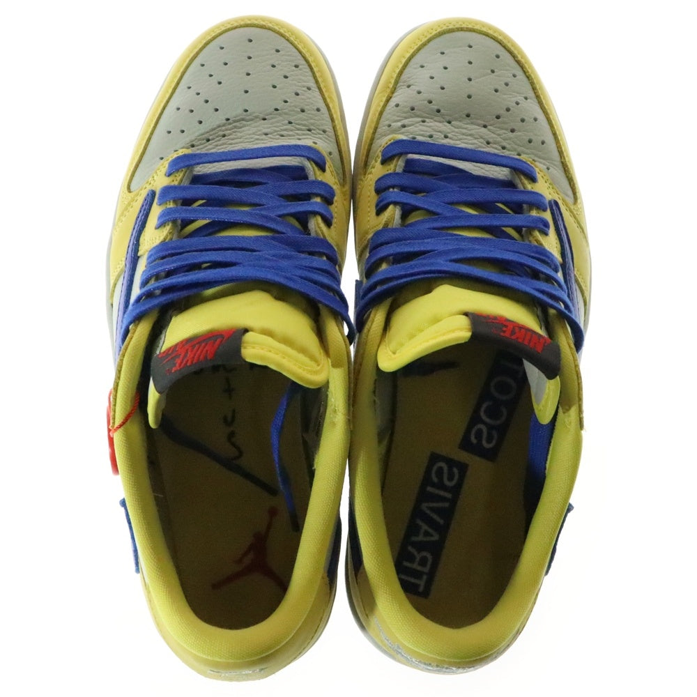 NIKE(ナイキ) ×TRAVIS SCOTT WMNS AIR JORDAN 1 RETRO LOW OG CANAR DZ4137-700 トラヴィススコット ウィメンズ エアジョーダン1 カナリー ローカットスニーカー US11/28cm