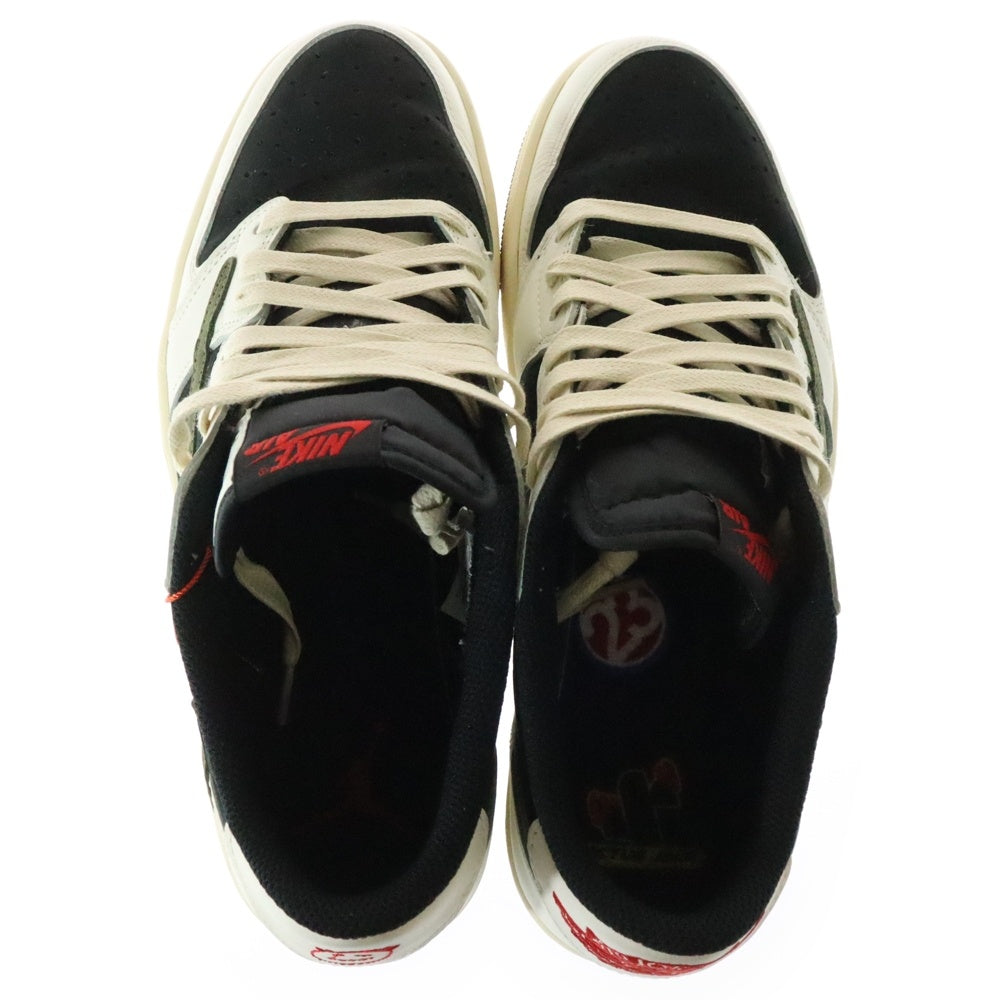 NIKE(ナイキ) ×TRAVIS SCOTT WMNS AIR JORDAN 1 LOW OG Medium Olive DZ4137-106 ×トラヴィススコット ウィメンズ エアジョーダン1 ローカットスニーカー US11/28cm