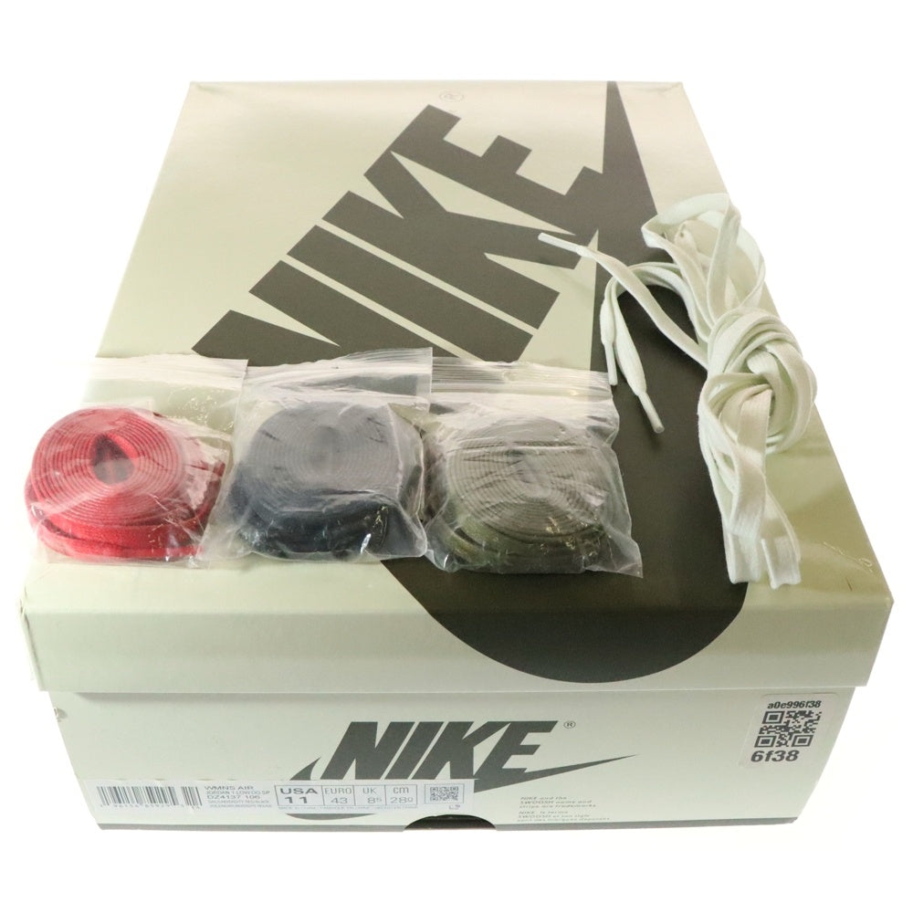 NIKE(ナイキ) ×TRAVIS SCOTT WMNS AIR JORDAN 1 LOW OG Medium Olive DZ4137-106 ×トラヴィススコット ウィメンズ エアジョーダン1 ローカットスニーカー US11/28cm
