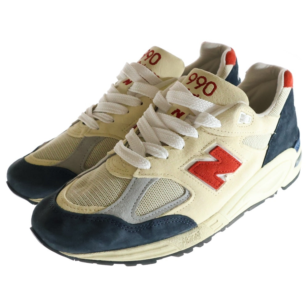 New Balance(ニューバランス) M990TA2 990V2 ローカットスニーカー シューズ アイボリー US9.5/27.5cm