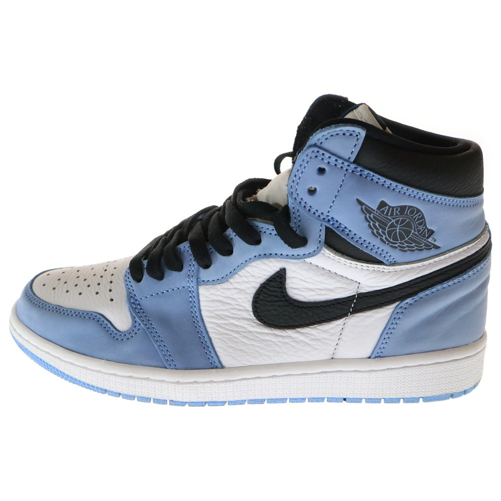 NIKE(ナイキ) AIR JORDAN 1 RETRO HI OG UNIVERSITY BLUE DZ5485-400 エアジョーダン1ハイOG ユニバーシティブルー ハイカットスニーカー ブルー/ホワイト US9.5/27.5cm