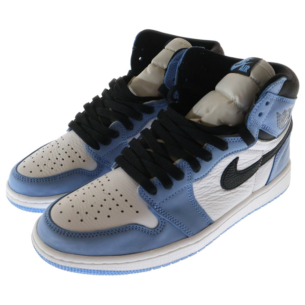 NIKE(ナイキ) AIR JORDAN 1 RETRO HI OG UNIVERSITY BLUE DZ5485-400 エアジョーダン1ハイOG ユニバーシティブルー ハイカットスニーカー ブルー/ホワイト US9.5/27.5cm