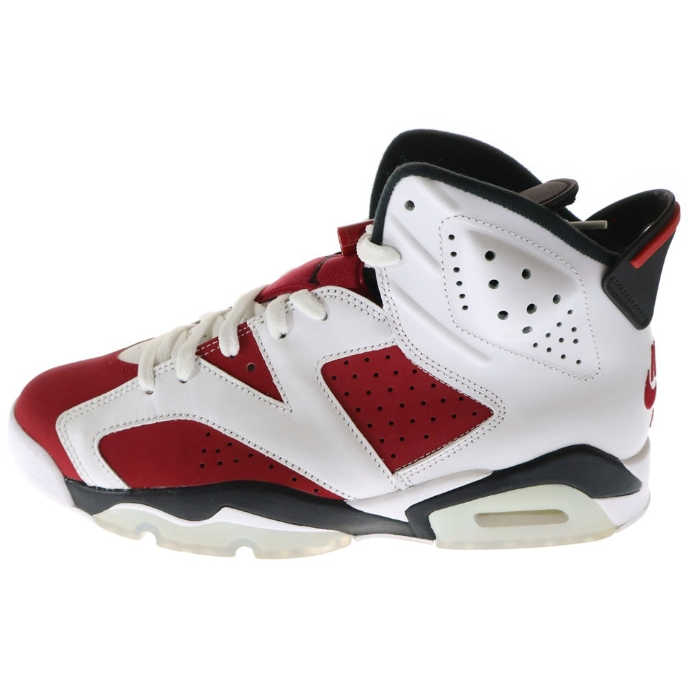 NIKE(ナイキ) AIR JORDAN 6 RETRO CARMINE CT8529-106 エアジョーダン カーマイン ハイカットスニーカー ホワイト/レッド US9/27.0cm
