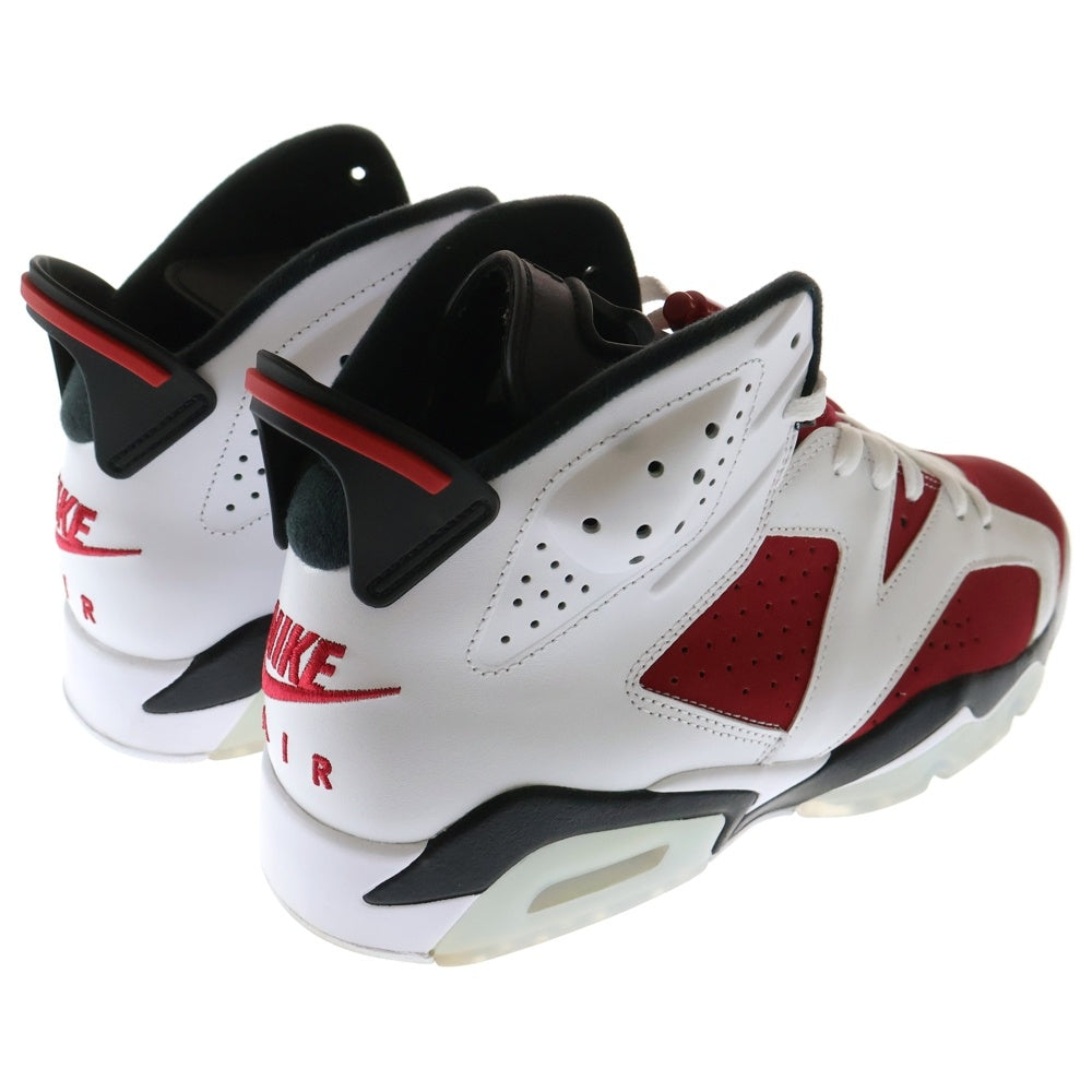 NIKE(ナイキ) AIR JORDAN 6 RETRO CARMINE CT8529-106 エアジョーダン カーマイン ハイカットスニーカー ホワイト/レッド US9/27.0cm
