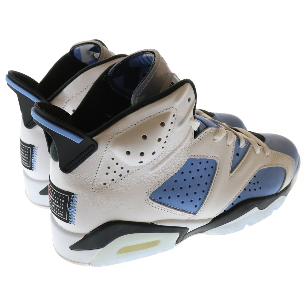 NIKE(ナイキ) AIR JORDAN 6 UNC CT8529-410 エアジョーダン6 ハイカットスニーカー シューズ ブルー US9/27cm