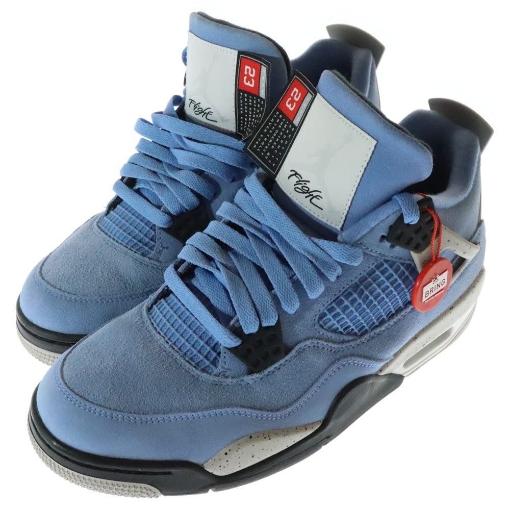 NIKE(ナイキ) AIR JORDAN 4 RETRO UNIVERSITY BLUE CT8527-400 エアジョーダン4レトロユニバーシティブルースニーカー ブルー US9/27cm