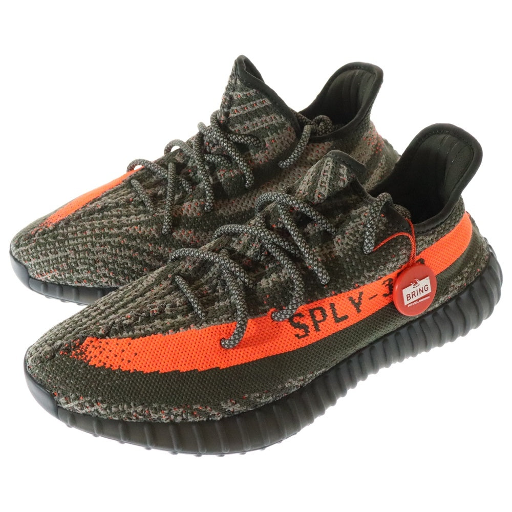 adidas(アディダス) YEEZY BOOST 350 V2 CABON BELUGA HQ7045 イージーブースト カーボン ベルーガ ローカットスニーカー グレー/オレンジ US9.5/27.5cm