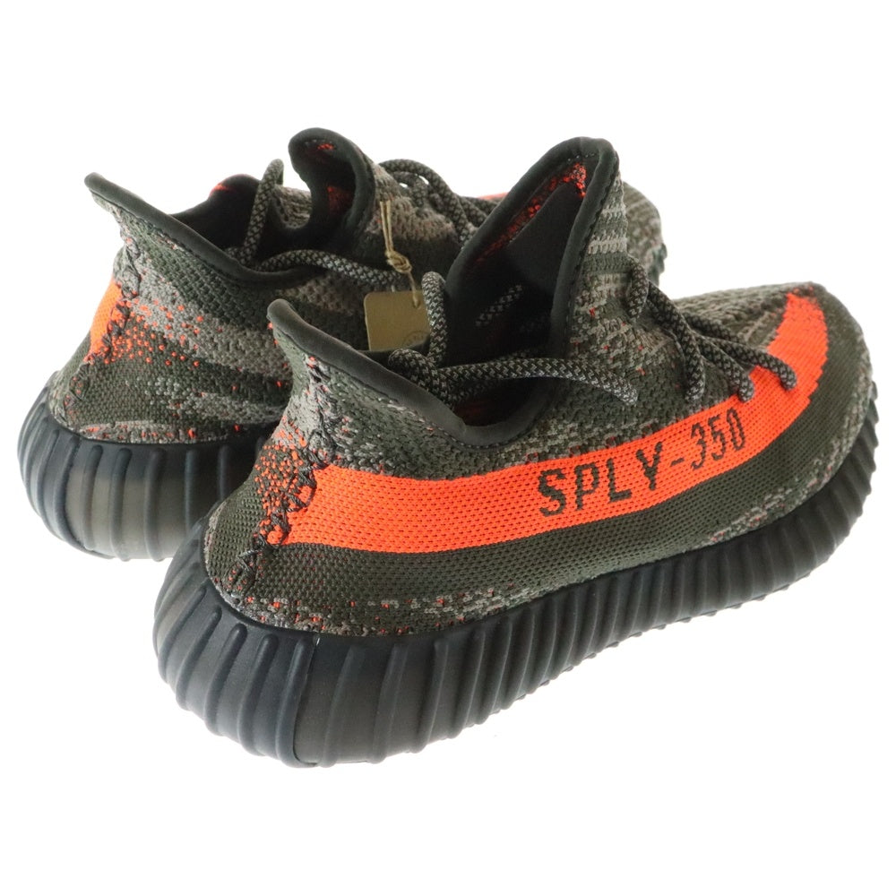 adidas(アディダス) YEEZY BOOST 350 V2 CABON BELUGA HQ7045 イージーブースト カーボン ベルーガ ローカットスニーカー グレー/オレンジ US9.5/27.5cm