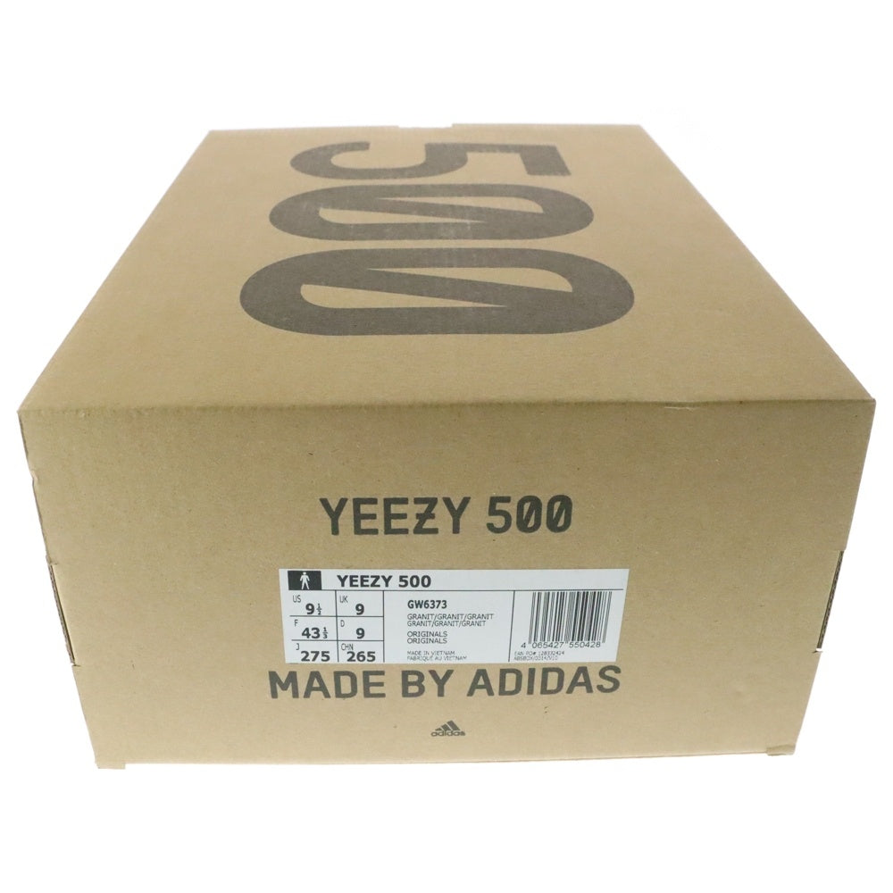 adidas(アディダス) YEEZY 500 UTILITY BLACK GW6373 イージー ローカット スニーカー グレー US9.5/27.5cm