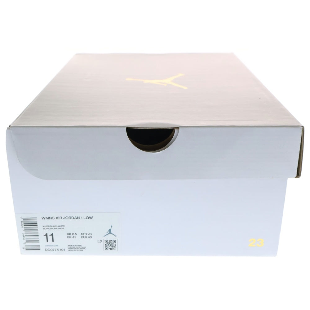 NIKE(ナイキ) WMNS AIR JORDAN 1 LOW DC0774-101 ウィメンズ エアジョーダン ローカットスニーカー ブラック/ホワイト US11/28cm