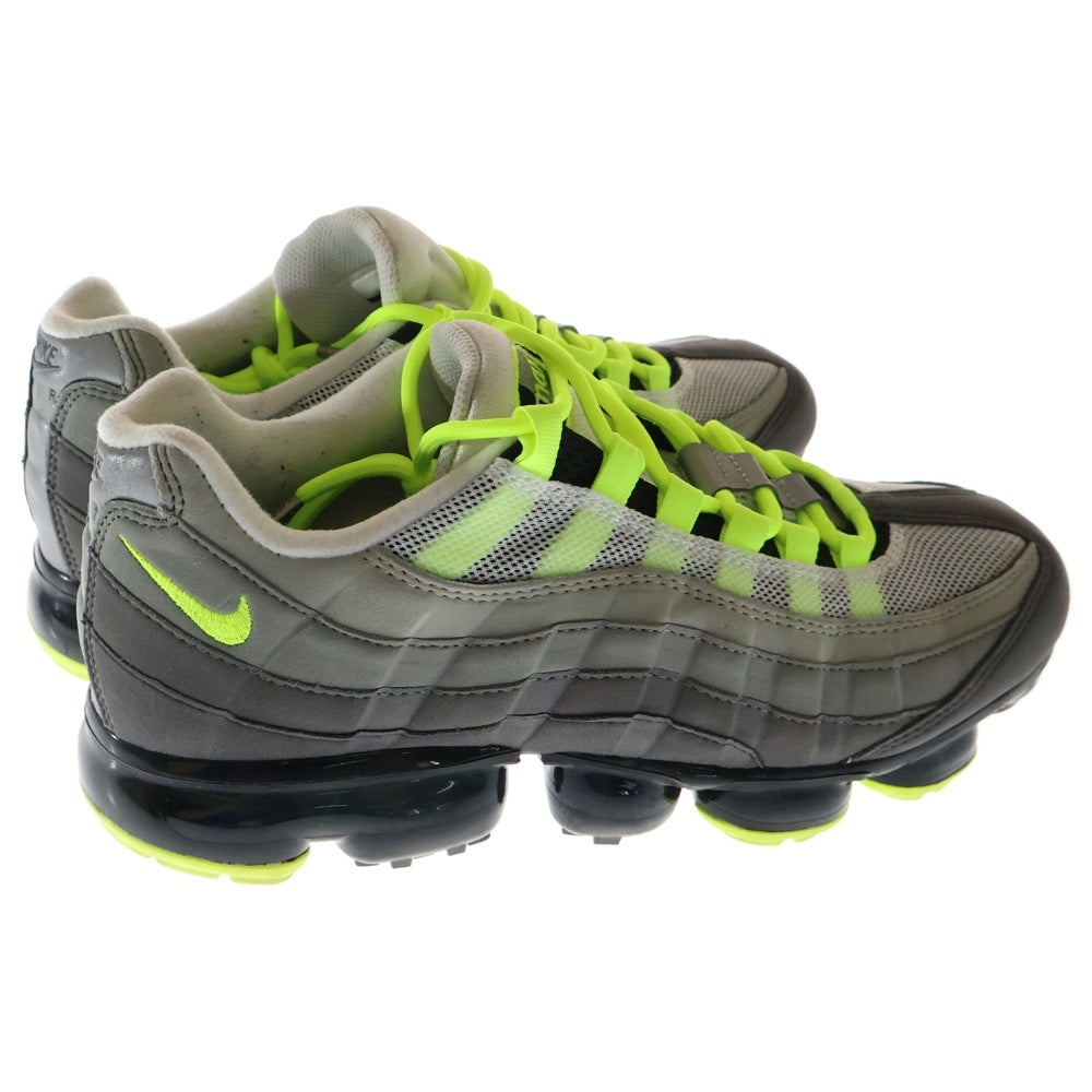 NIKE(ナイキ) AIR VAPORMAX 95 Neon AJ7292-001 エアヴェイパーマックス ネオン ローカットスニーカー グレー/イエロー US9/27.0cm