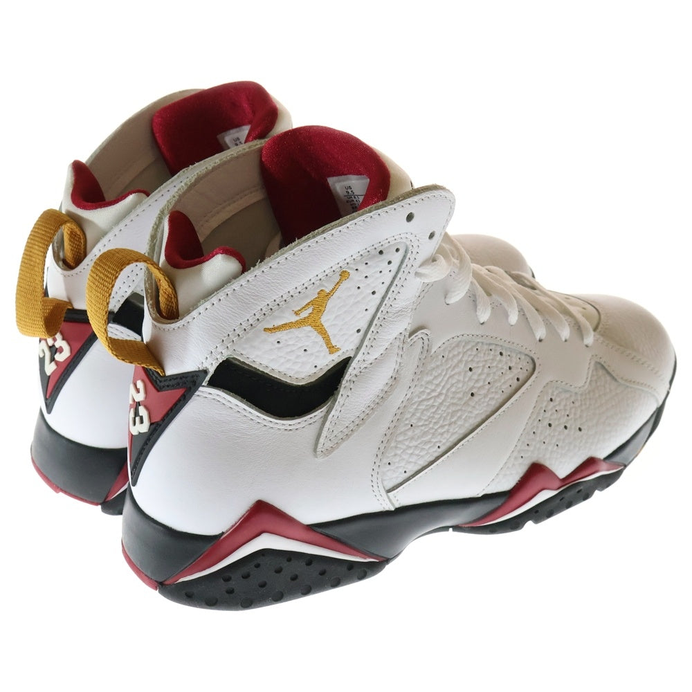 NIKE(ナイキ) AIR JORDAN 7 RETRO CU9307-106 エアジョーダン7 レトロ カーディナル 2020 ハイカットスニーカー ホワイト US9.5/27.5cm