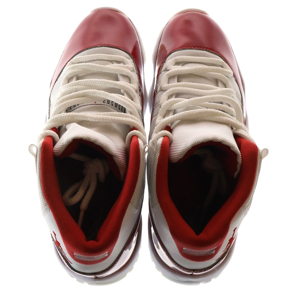 NIKE(ナイキ) AIR JORDAN 11 RETRO CT8012-116 エアジョーダン11 レトロ ハイカットスニーカー レッド/ホワイト US9.5/27.5cm