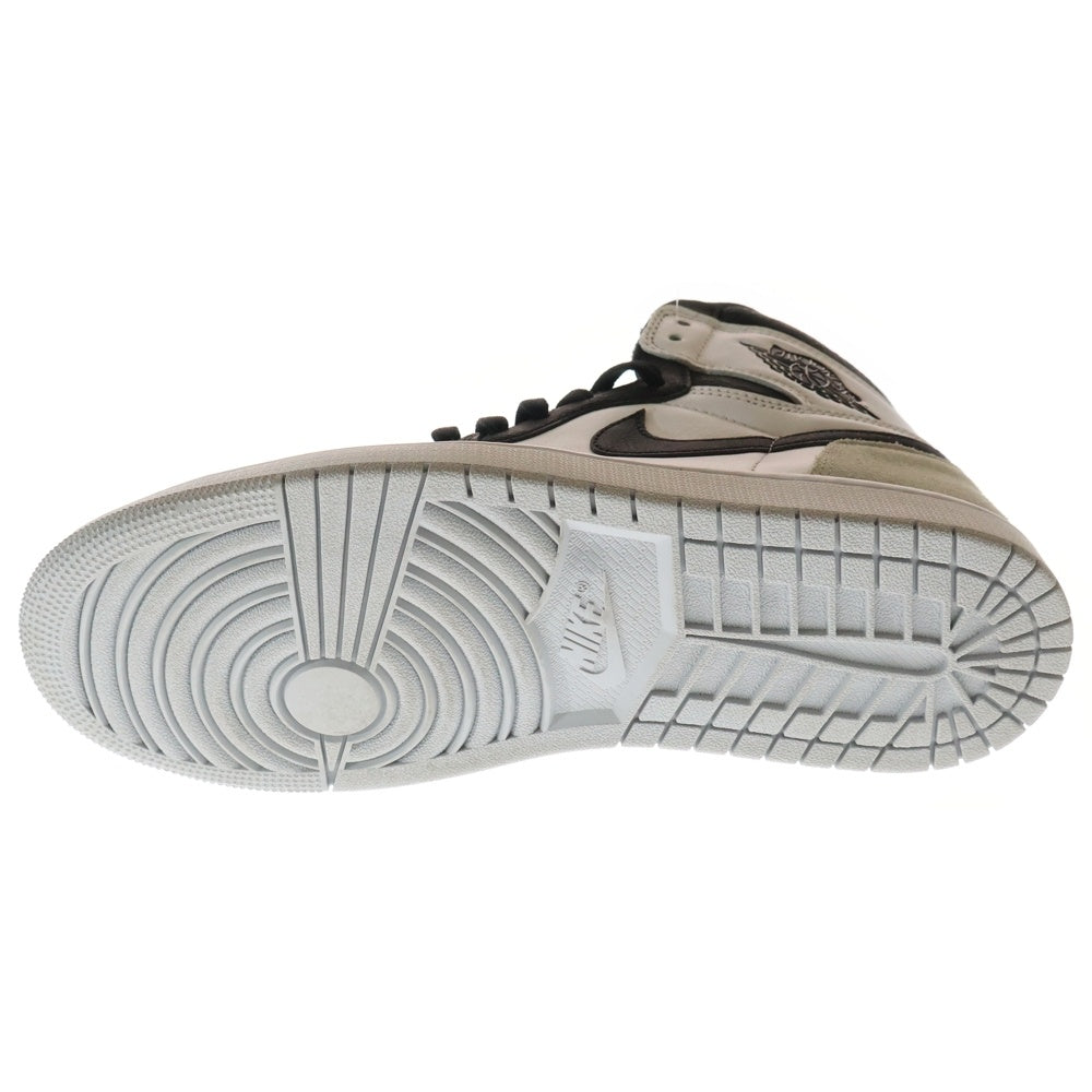 NIKE(ナイキ) AIR JORDAN 1 HIGH OG BLEACHED CORAL 555088-108 エアジョーダン 1 ブリーチドコーラル ハイカットスニーカー グレー US9.5/27.5cm