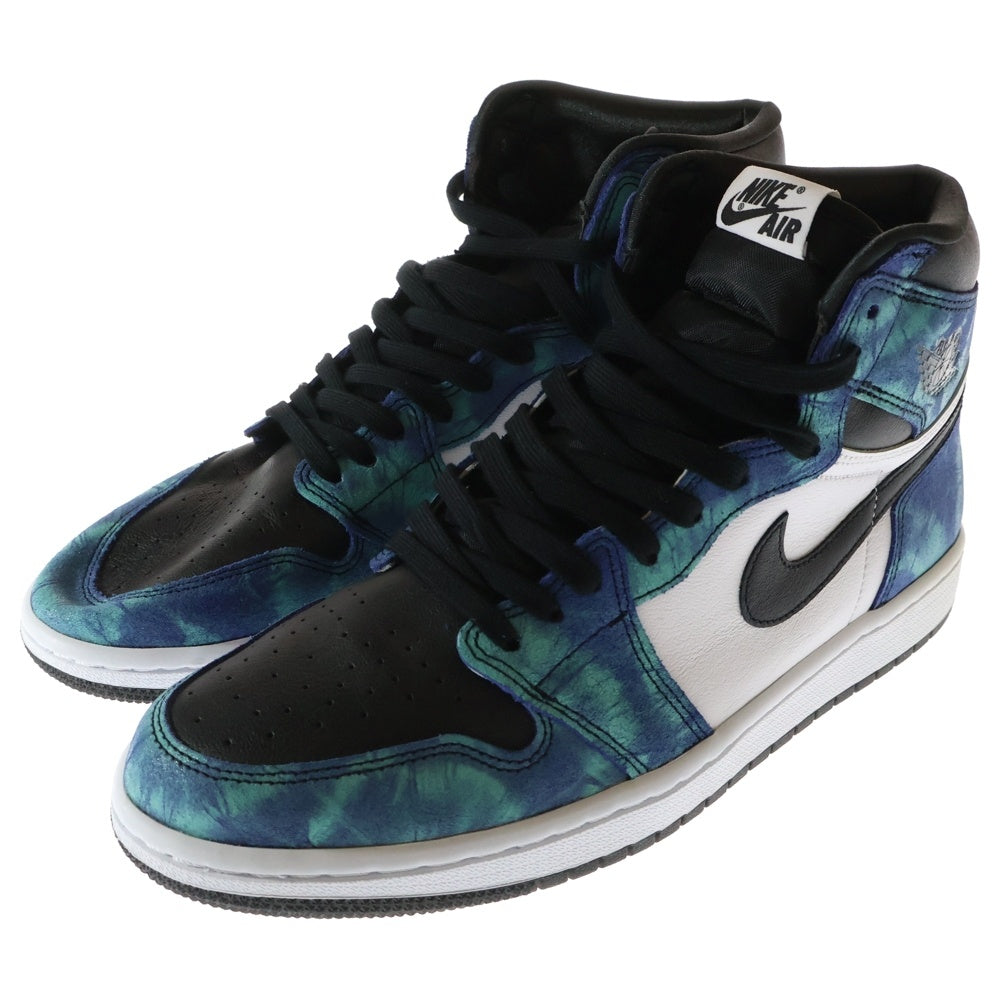 NIKE(ナイキ) WMNS AIR JORDAN 1 HIGH OG Tie-Dye CD0461-100 ウィメンズ エアジョーダン1 タイダイブルー ハイカットスニーカー US11/28.0cm
