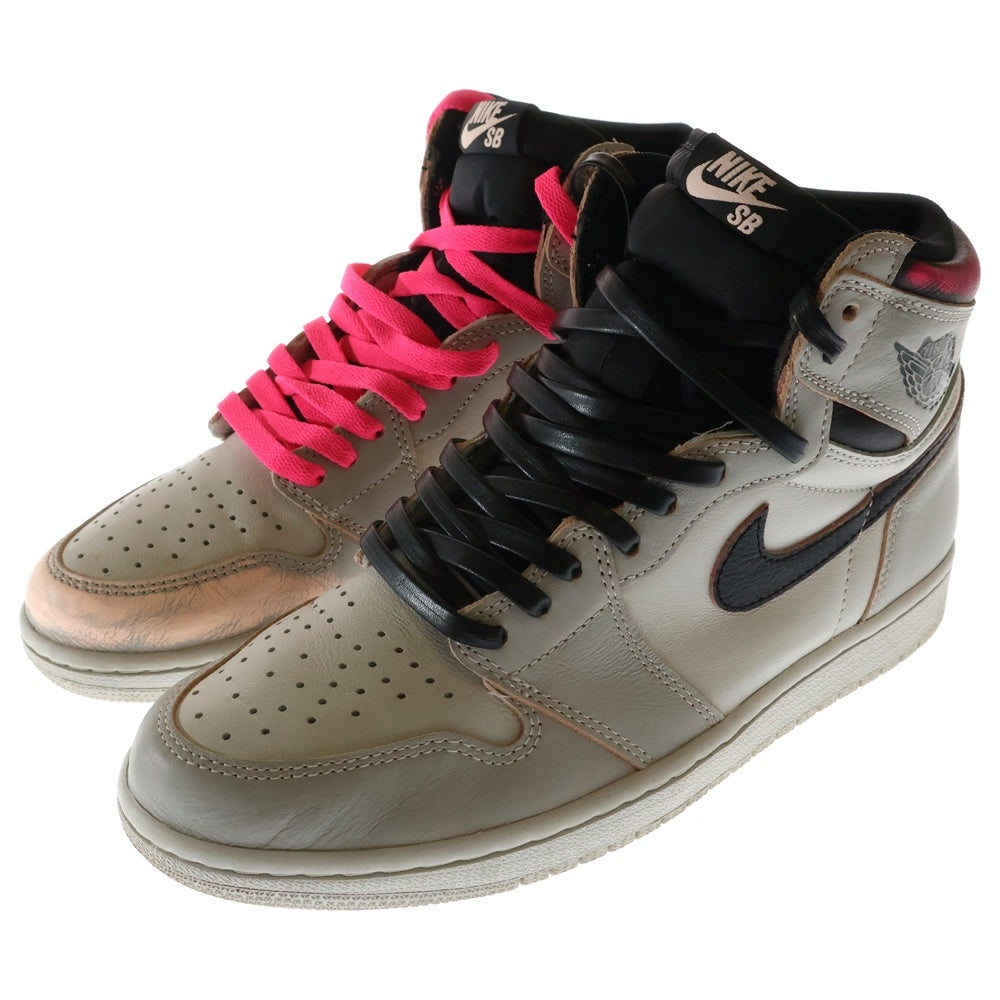NIKE(ナイキ) AIR JORDAN 1 RETRO HIGH OG CD6678-006 エアジョーダン レトロ ハイカットスニーカー グレー US9/27cm