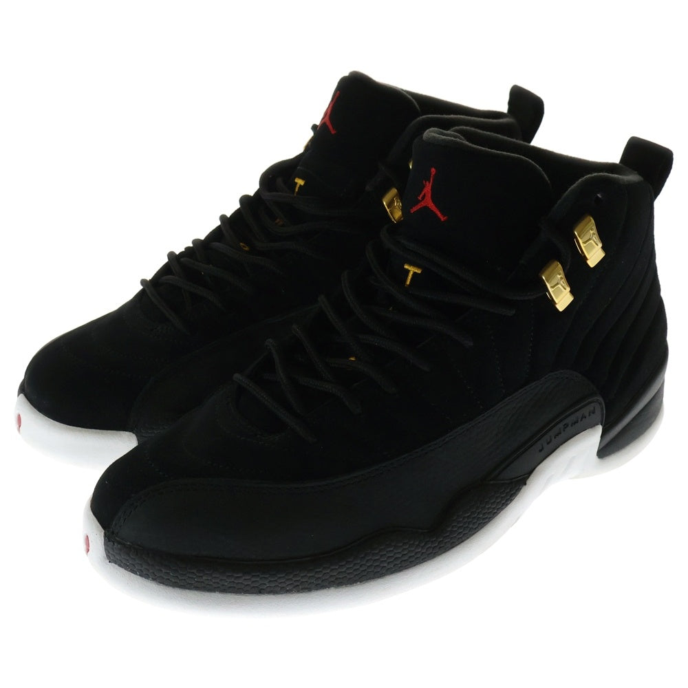 NIKE(ナイキ) AIR JORDAN 12 RETRO REVERSE TAXI 130690‐017 エアジョーダン12 レトロ リバース タクシー ハイカットスニーカー ブラック US9/27cm