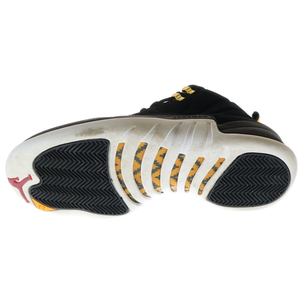 NIKE(ナイキ) AIR JORDAN 12 RETRO REVERSE TAXI 130690‐017 エアジョーダン12 レトロ リバース タクシー ハイカットスニーカー ブラック US9/27cm