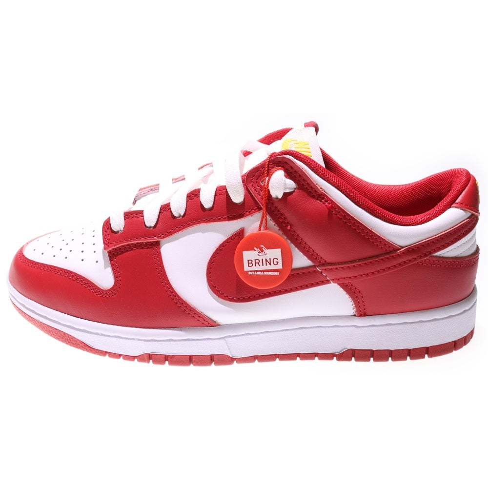 NIKE(ナイキ) DUNK LOW RETRO GYMRED DD1391-602 ダンク ジムレッド ローカットスニーカー レッド/ホワイト US9.5/27.5cm