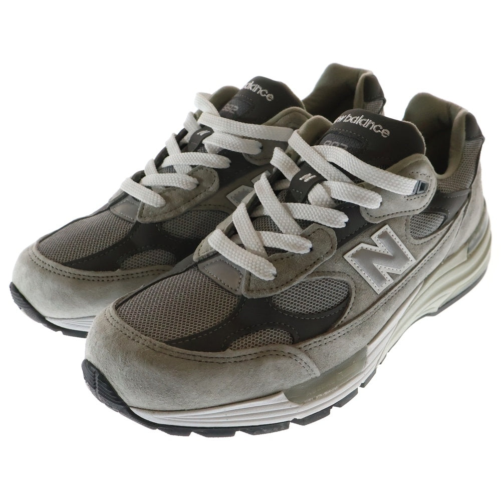 New Balance(ニューバランス) M992GR スウェードレザー ローカットスニーカー グレー US9/27.0cm