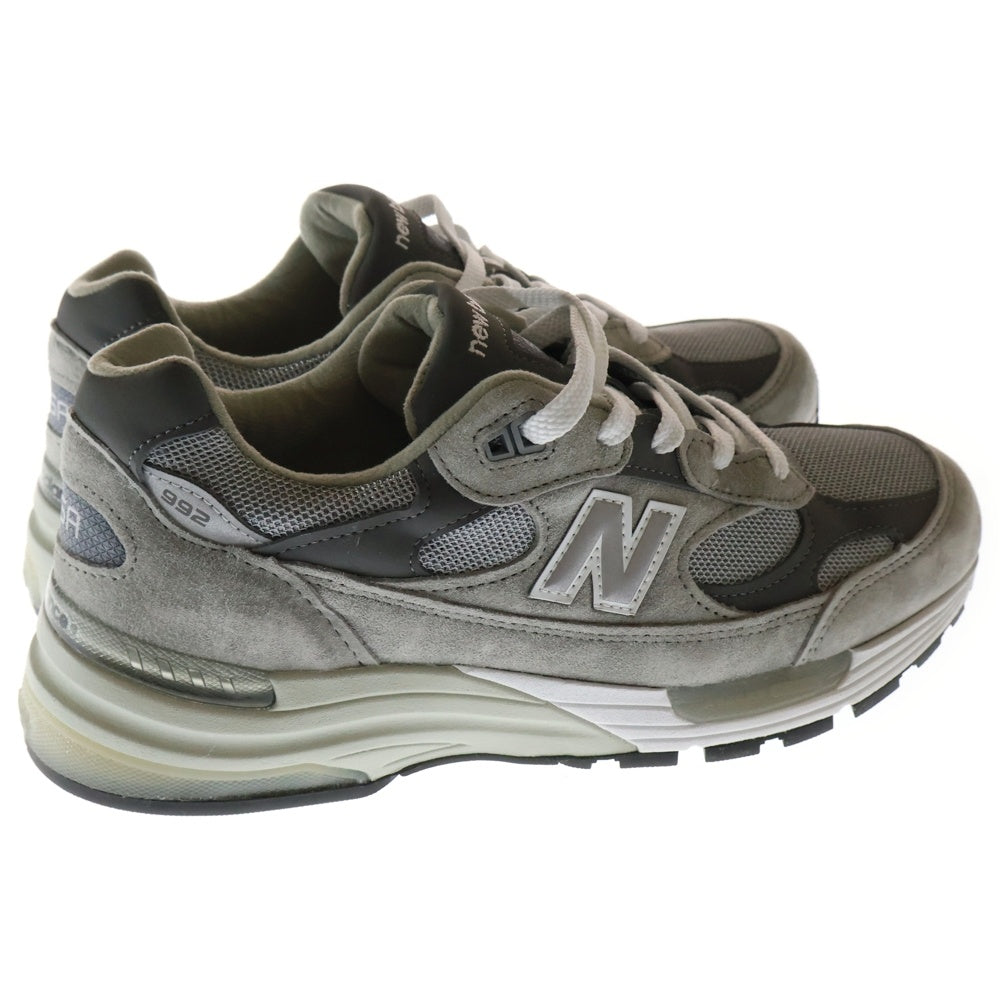 New Balance(ニューバランス) M992GR スウェードレザー ローカットスニーカー グレー US9/27.0cm
