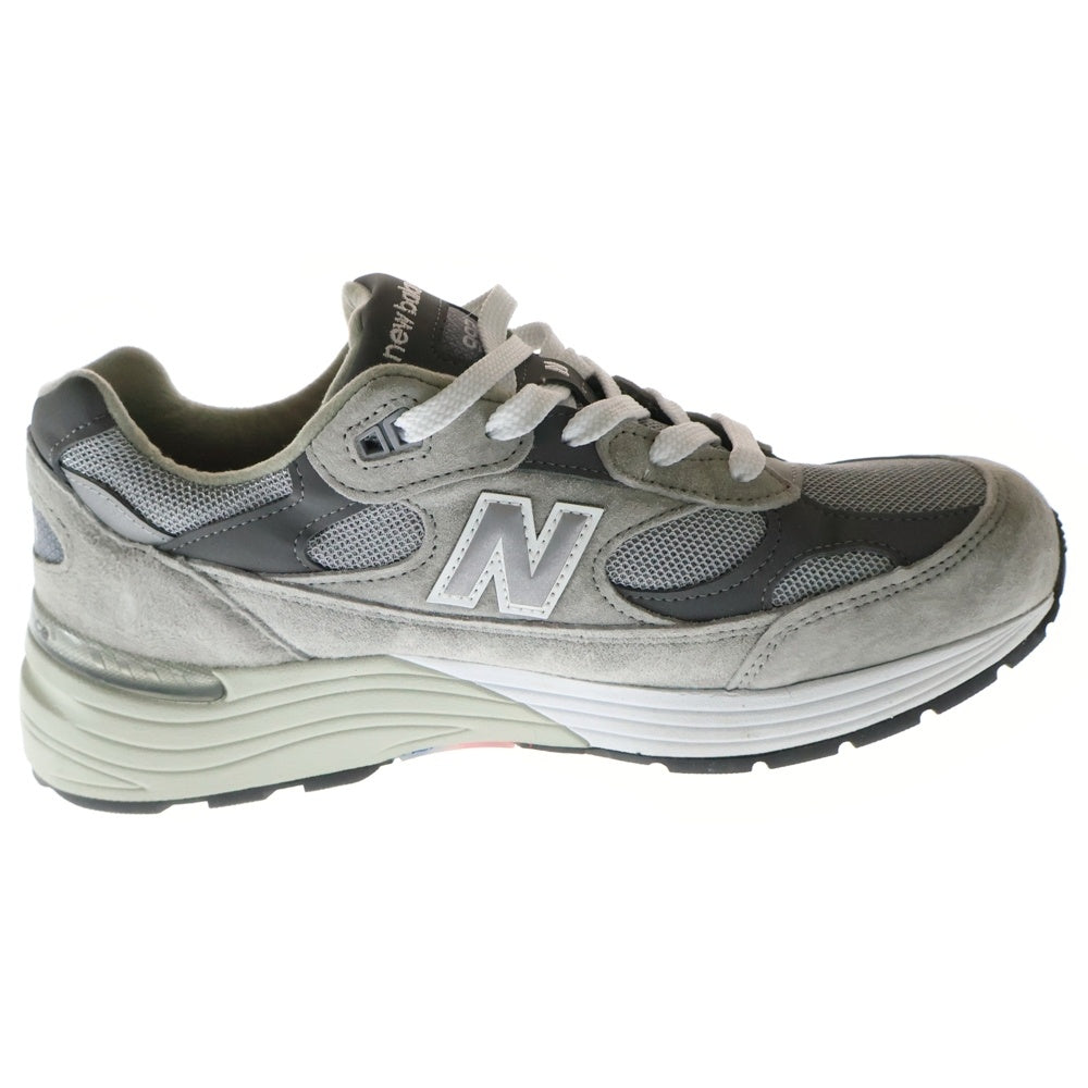 New Balance(ニューバランス) M992GR スウェードレザー ローカットスニーカー グレー US9/27.0cm