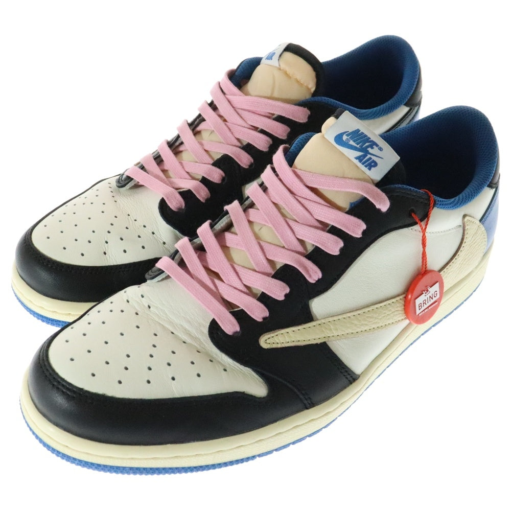 NIKE(ナイキ) ×TRAVIS SCOTT FRAGMENT DESIGN AIR JORDAN 1 LOW OG SP DM7866-140 ×トラヴィススコット フラグメント エアジョーダン1 ローカットスニーカー US10.5/28.5cm