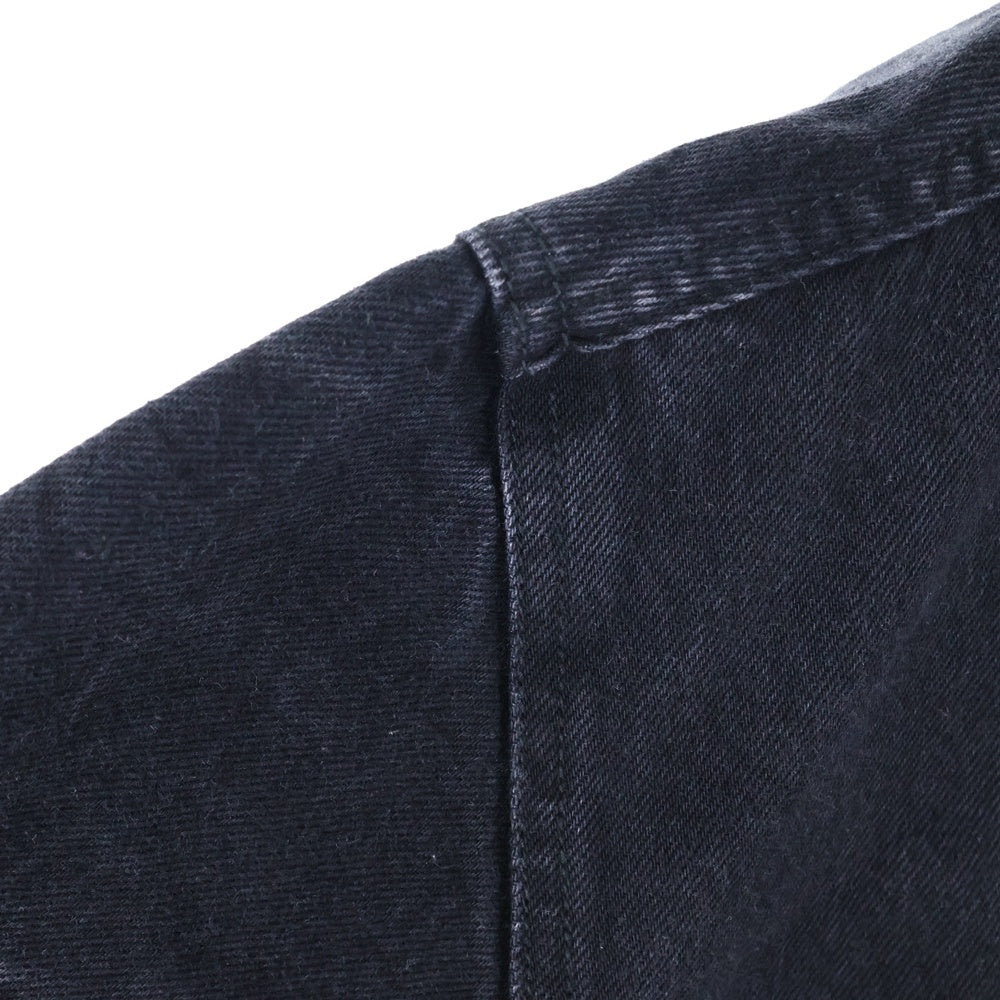 SUPREME(シュプリーム) 23SS Shibori Denim Trucker Jacket 絞り加工 デニム トラッカージャケット ブラック