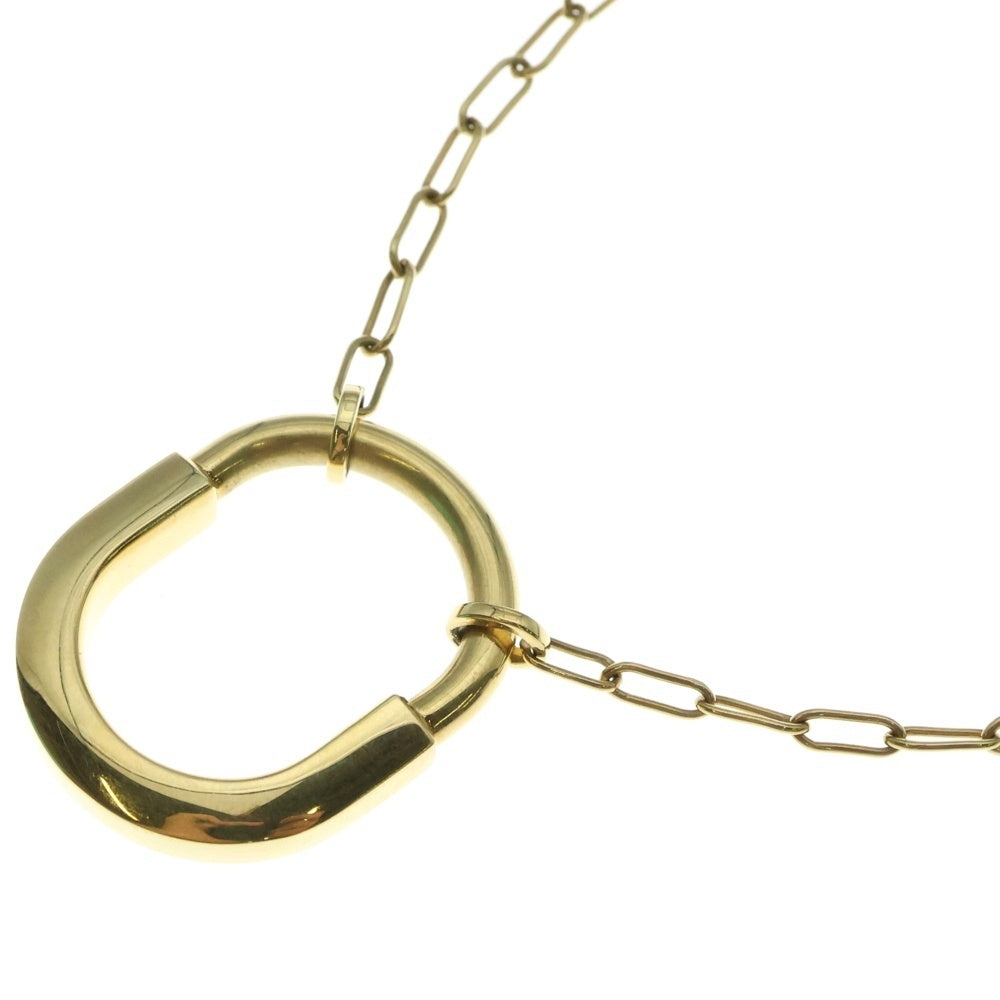 TIFFANY&Co(ティファニー) ティファニーロック ネックレス Au750 K18 YG イエローゴールド