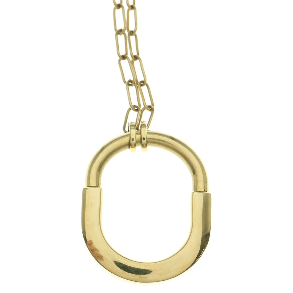 TIFFANY&Co(ティファニー) ティファニーロック ネックレス Au750 K18 YG イエローゴールド