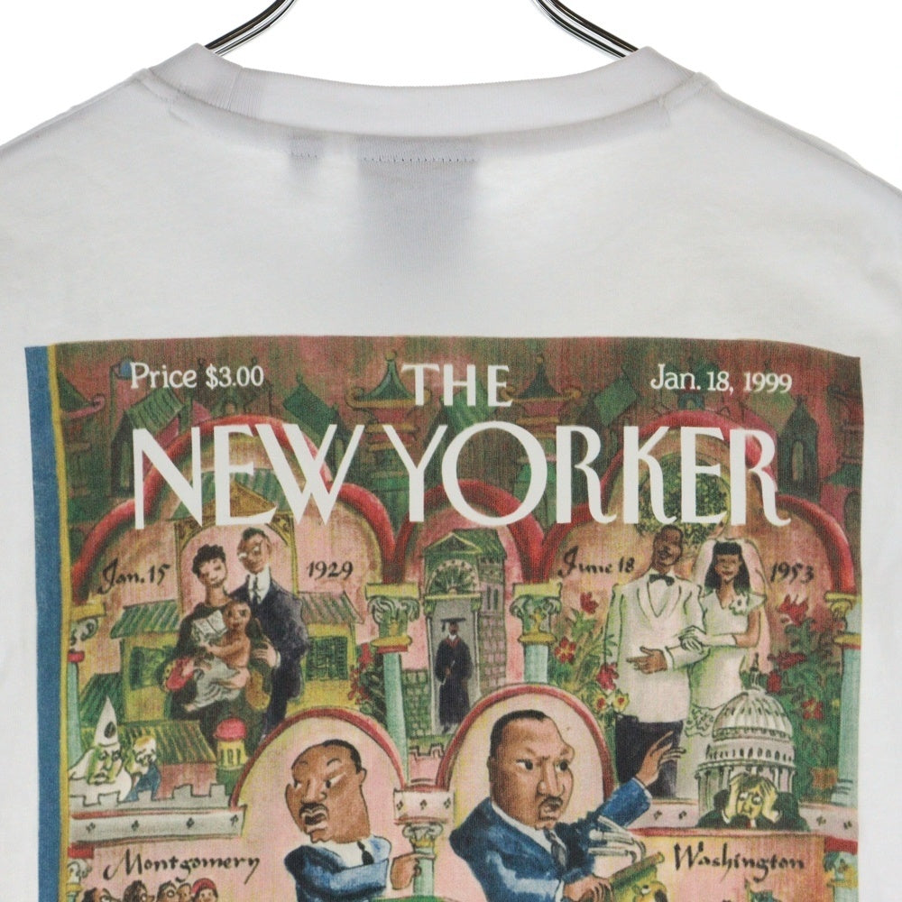 KITH(キス) The New Yoker Justice S/S TEE KH030016 バックプリント クルーネック半袖Tシャツカットソー ホワイト