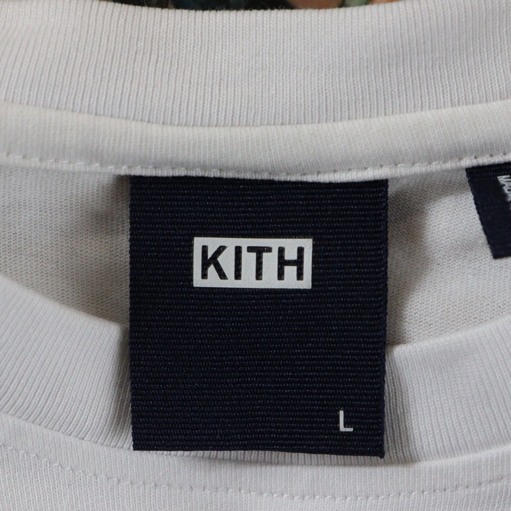 KITH(キス) The New Yoker Justice S/S TEE KH030016 バックプリント クルーネック半袖Tシャツカットソー ホワイト