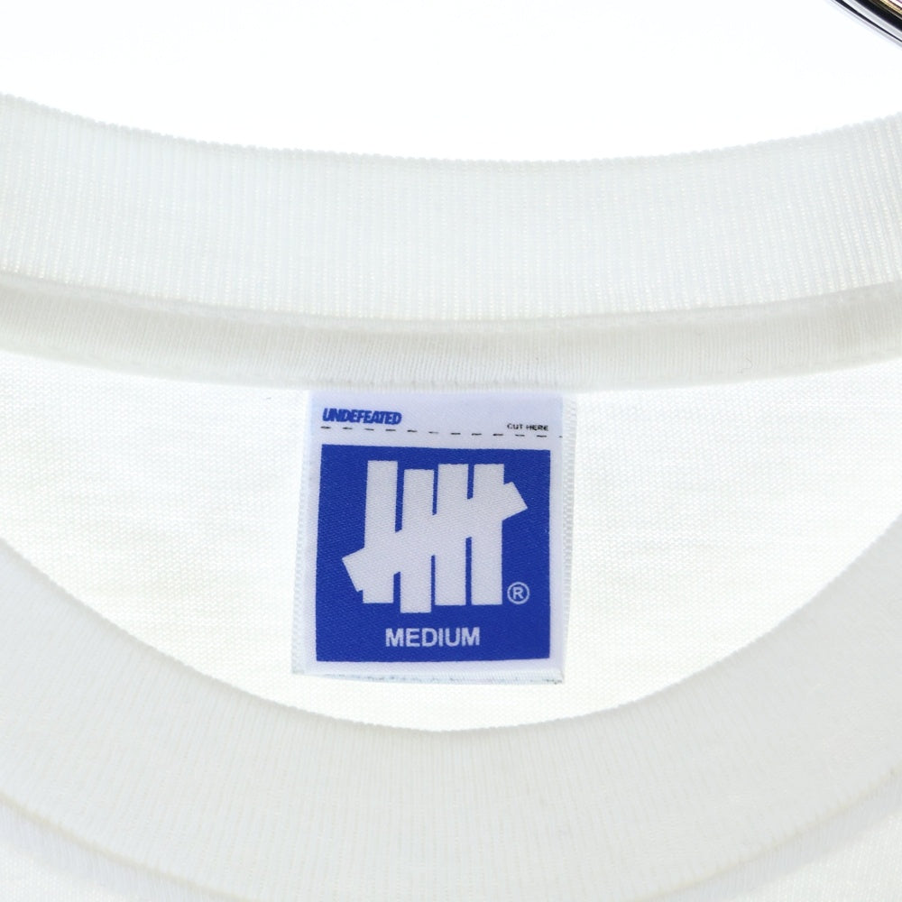 UNDEFEATED(アンディフィーテッド) フロントロゴ クルーネック長袖Tシャツカットソー ロングスリーブ ロンT ブラック