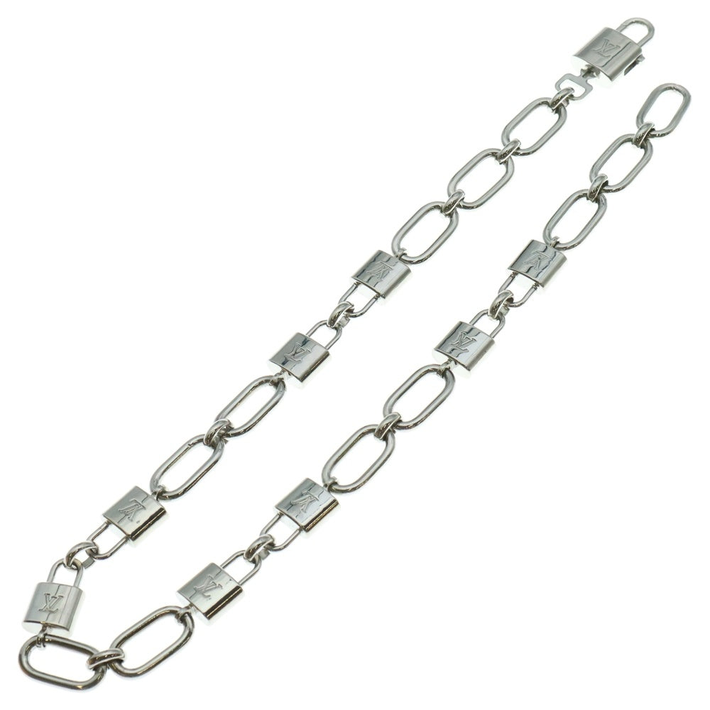 LOUIS VUITTON(ルイヴィトン) ロングネックレス・パールロック ゴールド/シルバー M02981